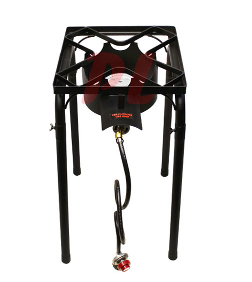 Propane Portable Gas Stove Burner Cooker High Pressure UL Regulator w Stand